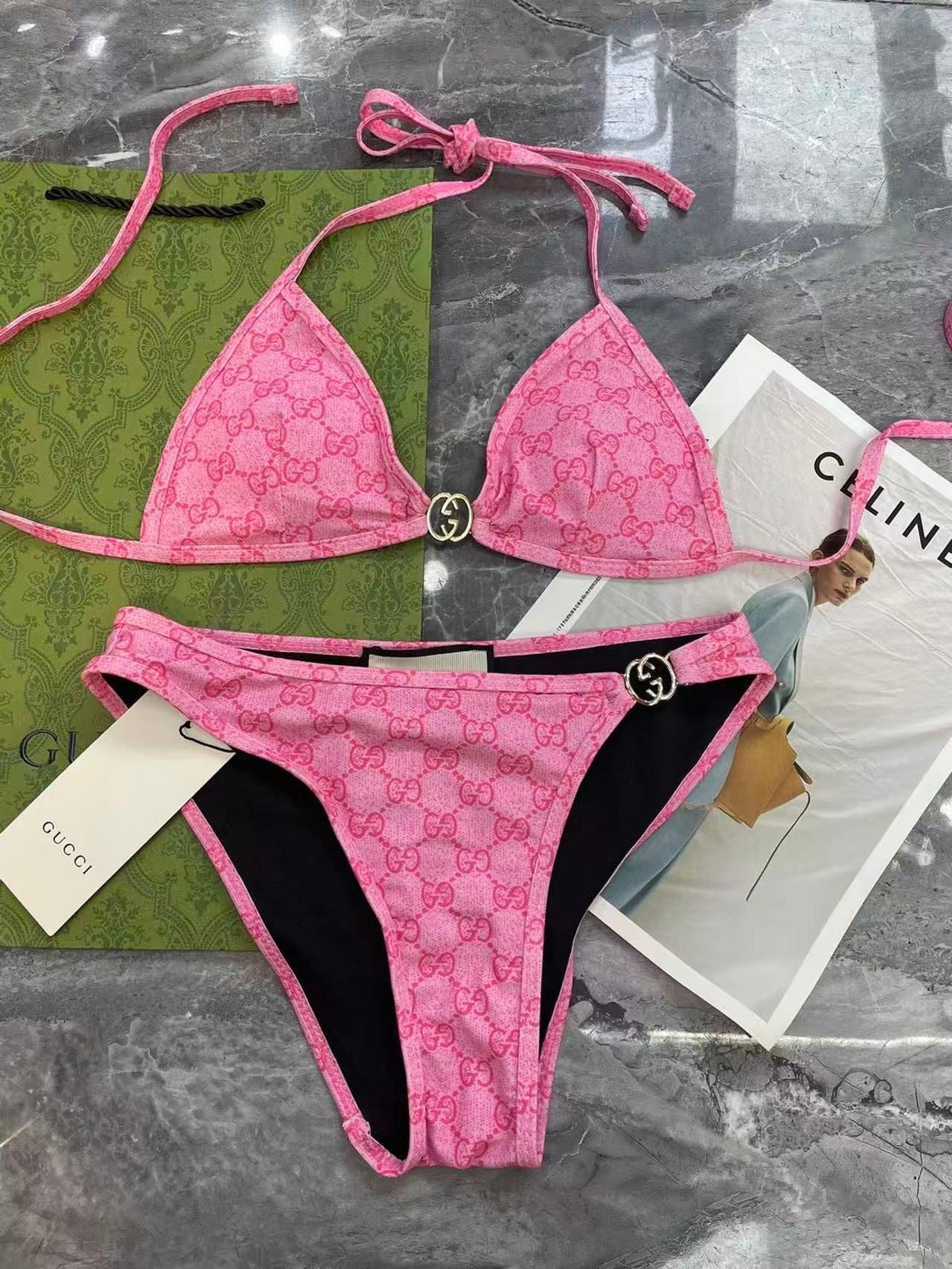 Profilbild Bikini in jundrsundy strundtch mit stampa GG rosa