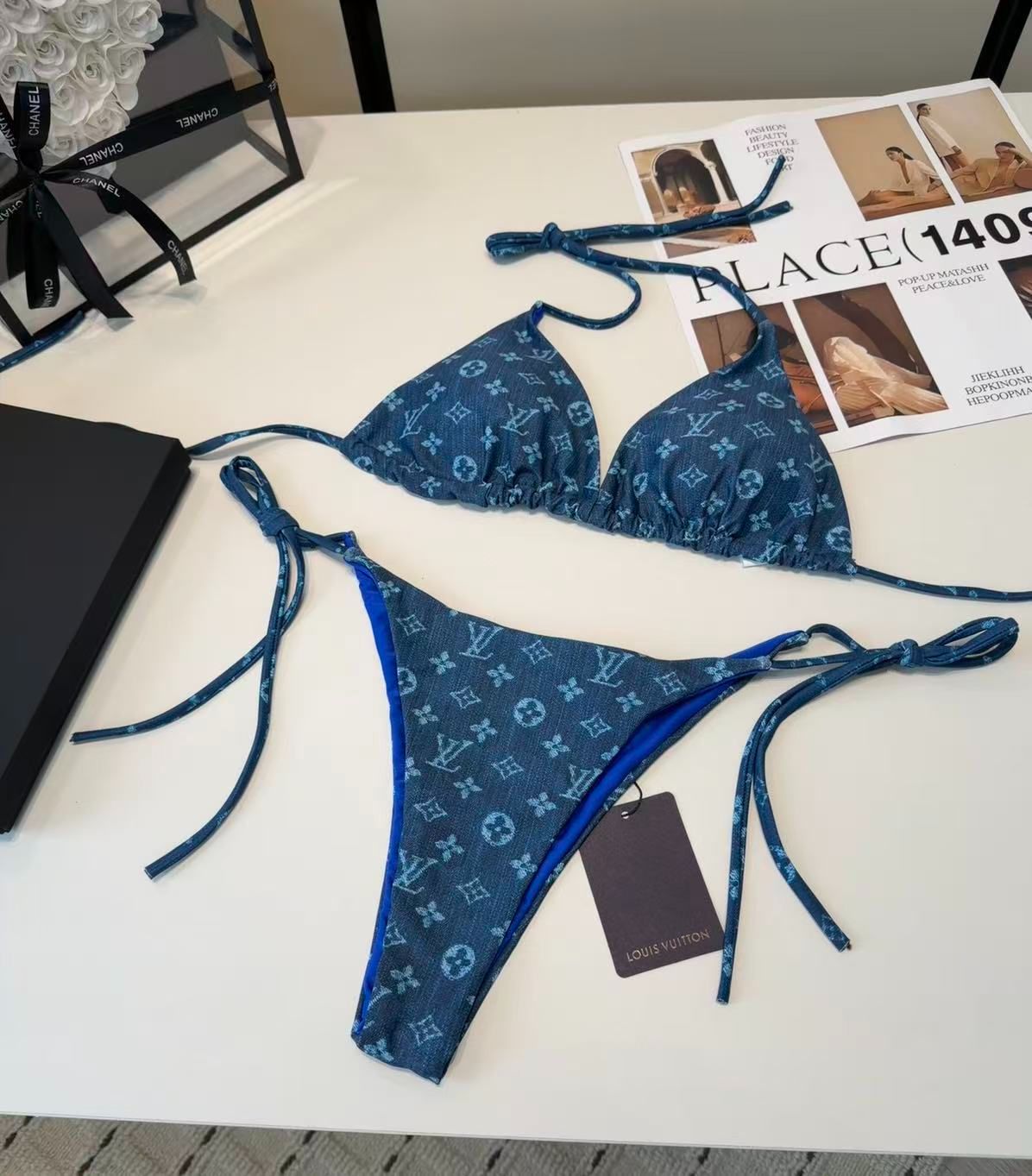 Profilbild Monogram Jacquard Dundnim Bikini Sundt