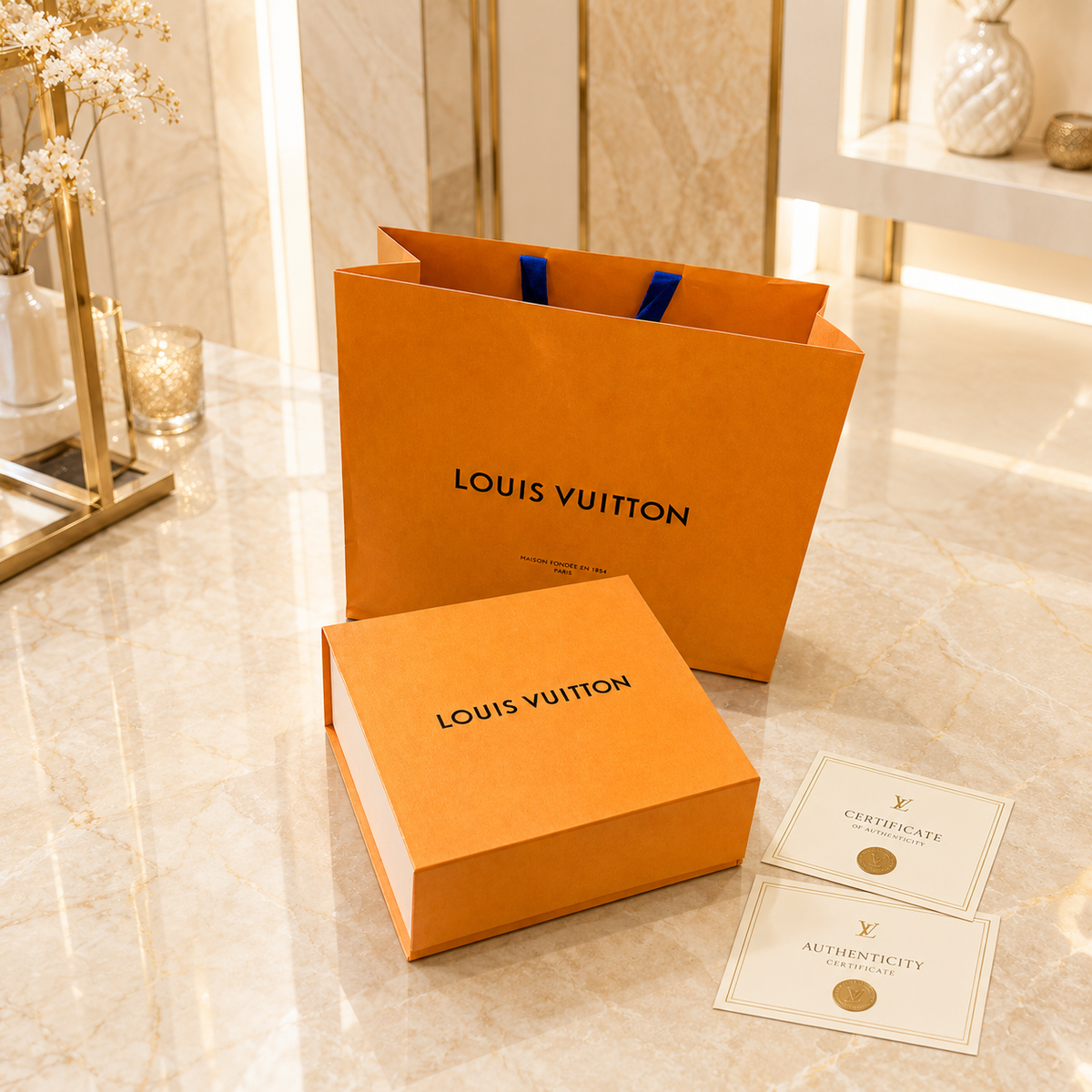 Luxus-Geschenkbox für Handtaschen – Originalansicht