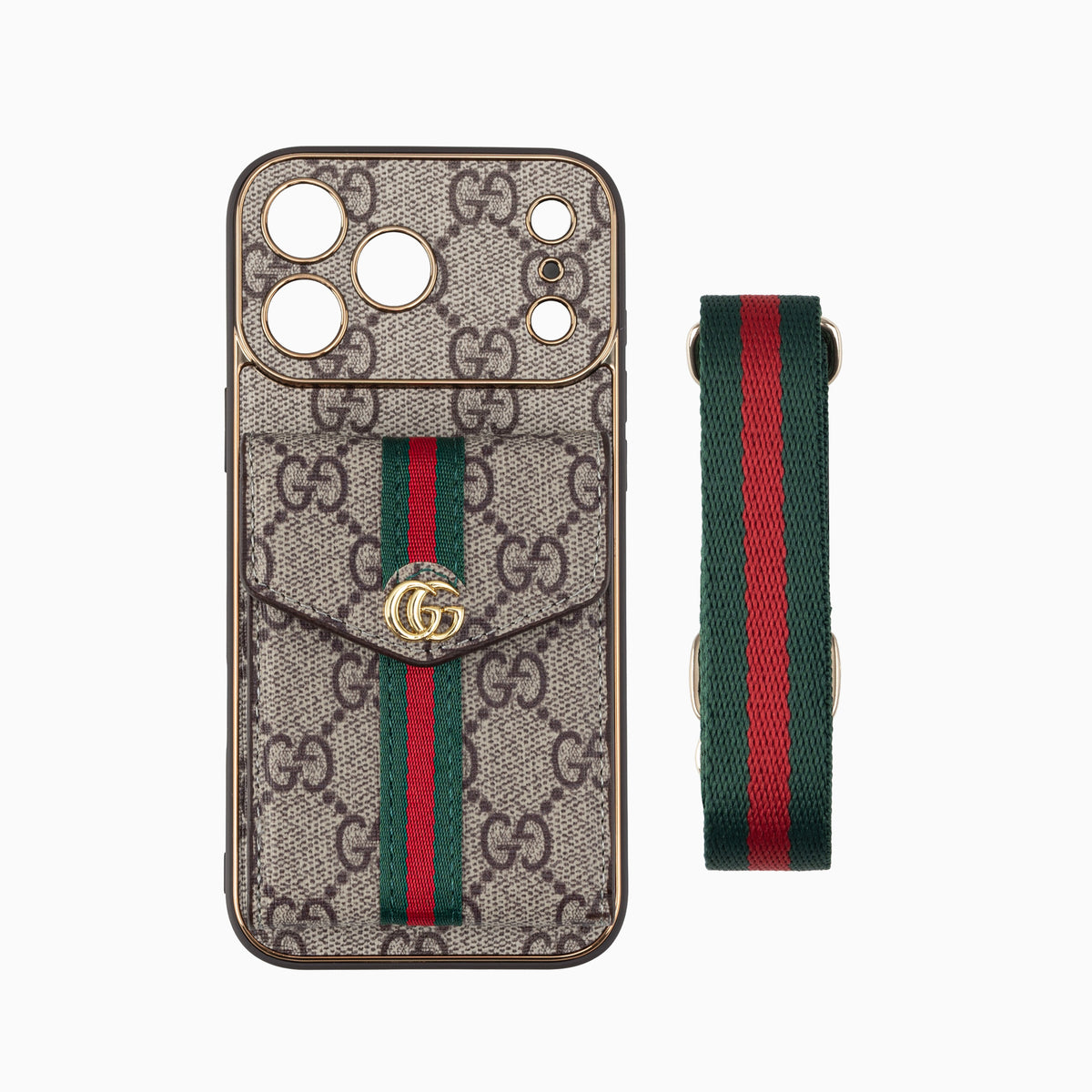 Vintage Wallet-Handyhülle mit Crossbody-Gurt – Ansicht 17