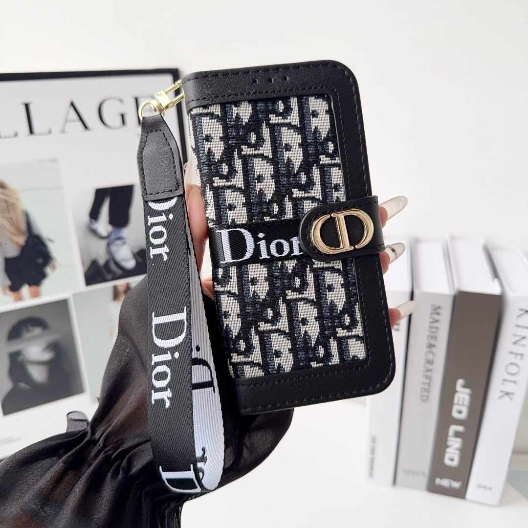Elegante Wallet-Handyhülle mit abnehmbarer Handschlaufe – Ansicht 20