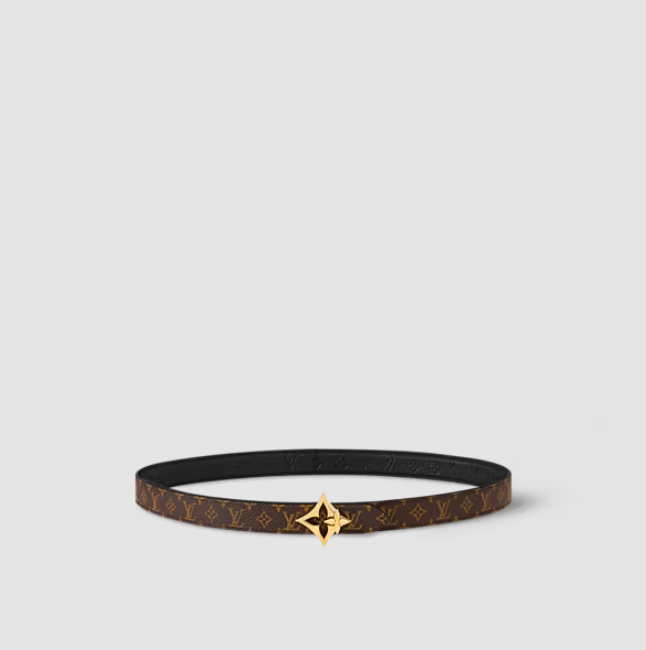 Gürtel Flowergram 20 mm wendbar Monogram Schwarz Damen