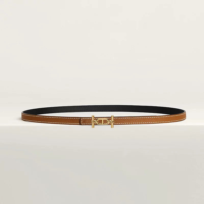Wendbarer Ancre-Damengürtel 13 mm – Schwarz/Gold – Ansicht 2