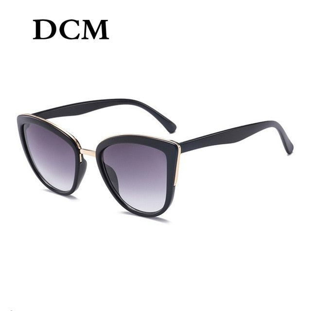 Vintage Cat-Eye Sonnenbrille mit Farbverlauf – Ansicht 7