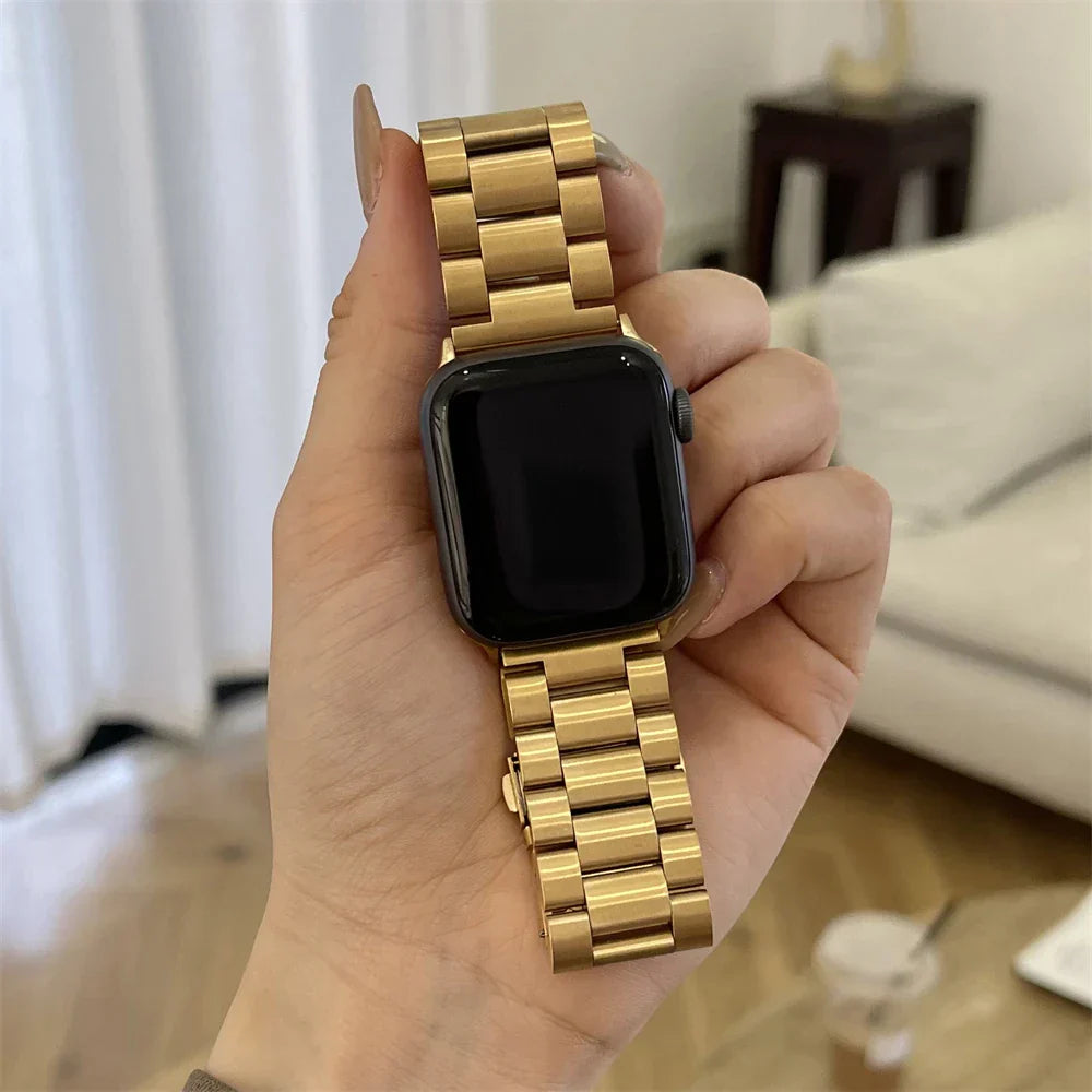 Luxuriös Metal Armband For Apple Uhr Series
