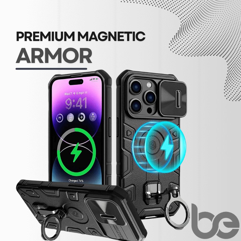 Premium Magnetic Armor pro Hülle for iPhone