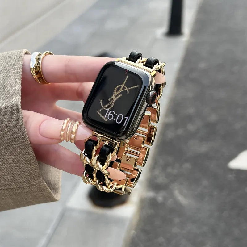 Leder Armband For Apple Uhr Series