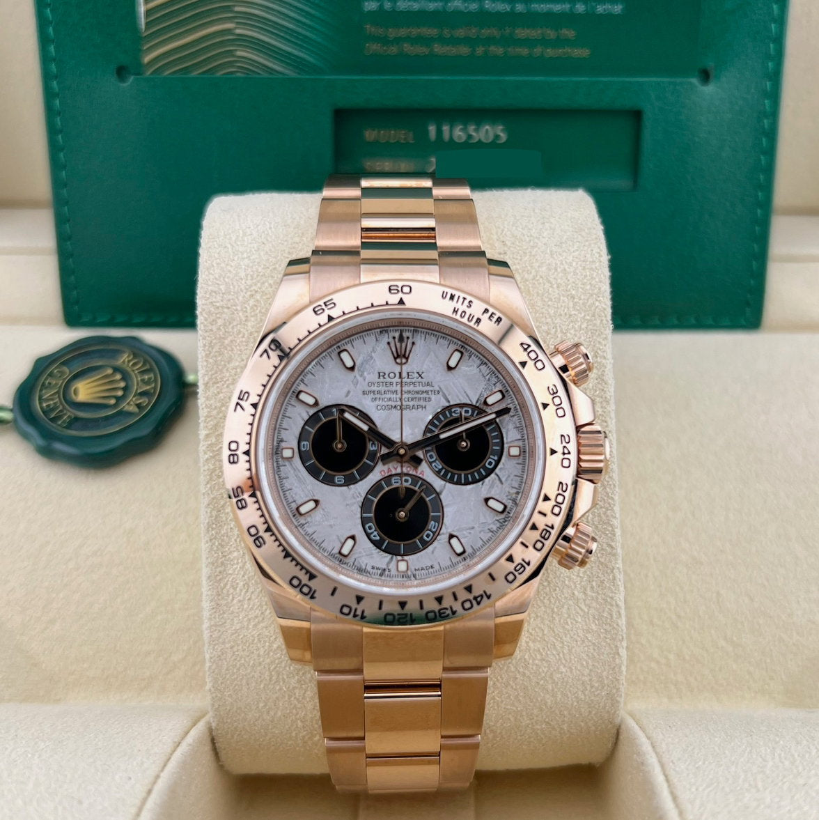 Rosé Astral – Armbanduhr in Meteoritenoptik – 40 mm – Referenzfoto
