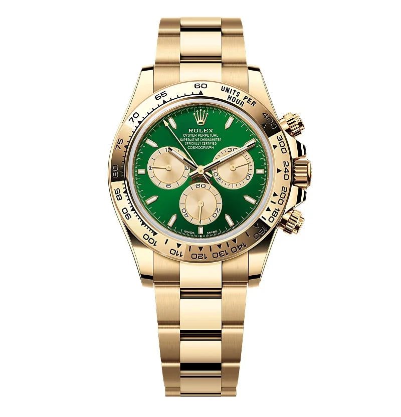 Velaro Chronograph Grün-Goldfarben 40 mm
