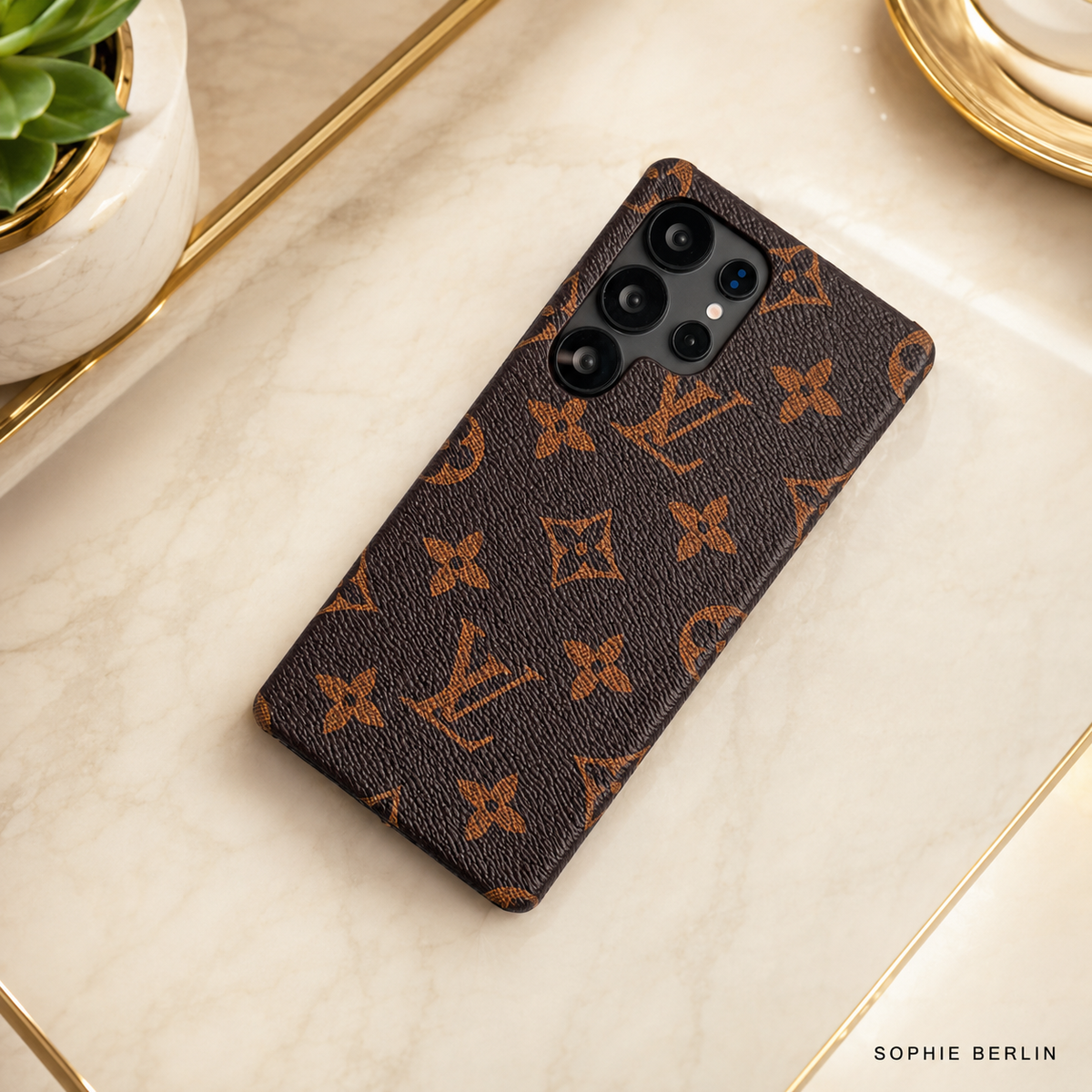 Luxus PU-Leder-Handyhülle für Samsung Galaxy – Sophie Berlin