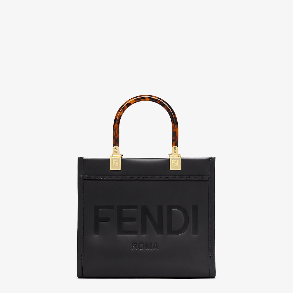 Sunshine Small Ledertasche Schwarz
