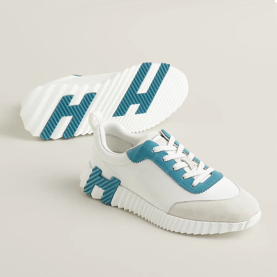 Bouncing Sneaker Weiß/Blau miSchwarzle – Ansicht 4