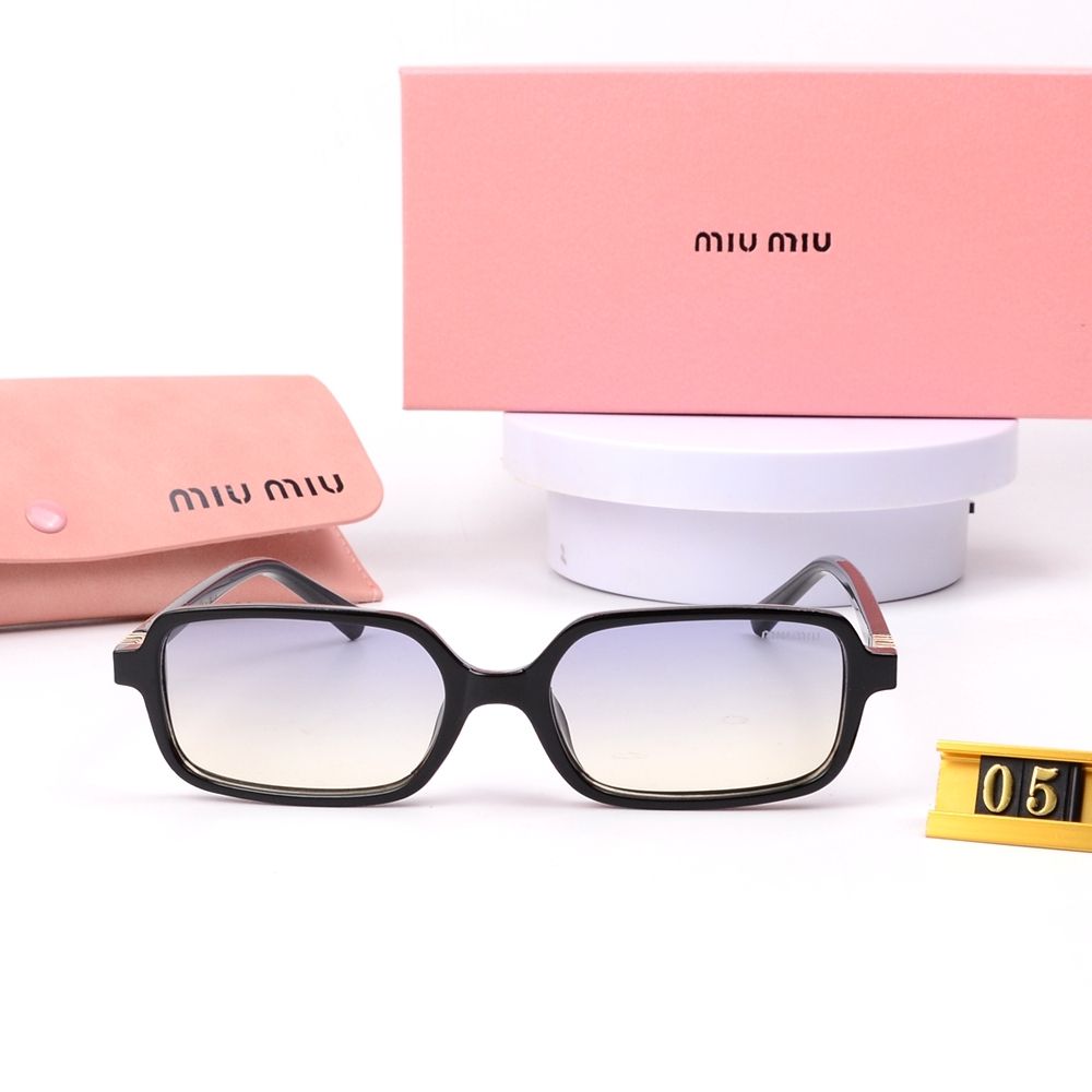 Retro Square-Brille mit Leopardenmuster – Originalansicht
