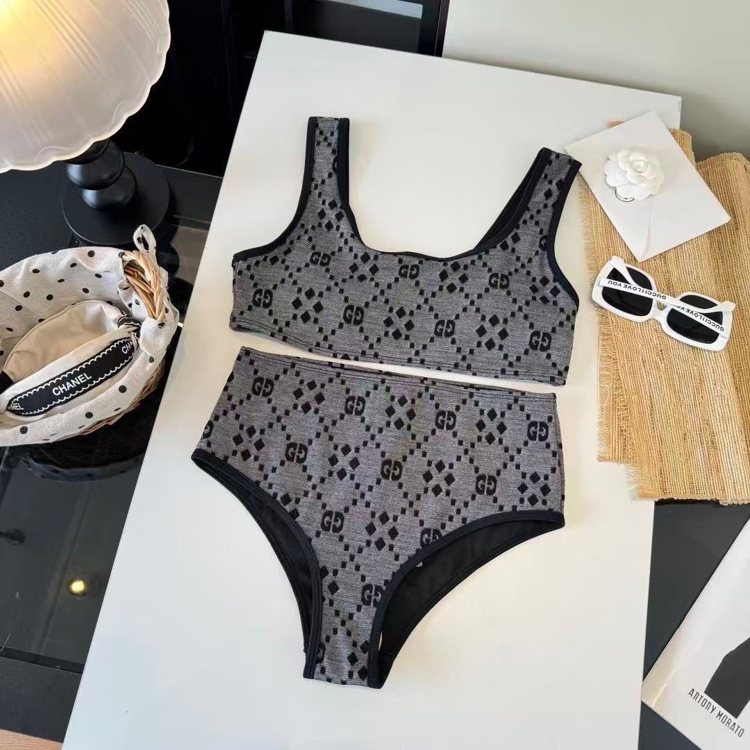 Profilbild Bikini Vita Alta Print Diamantund Monogram Schwarz