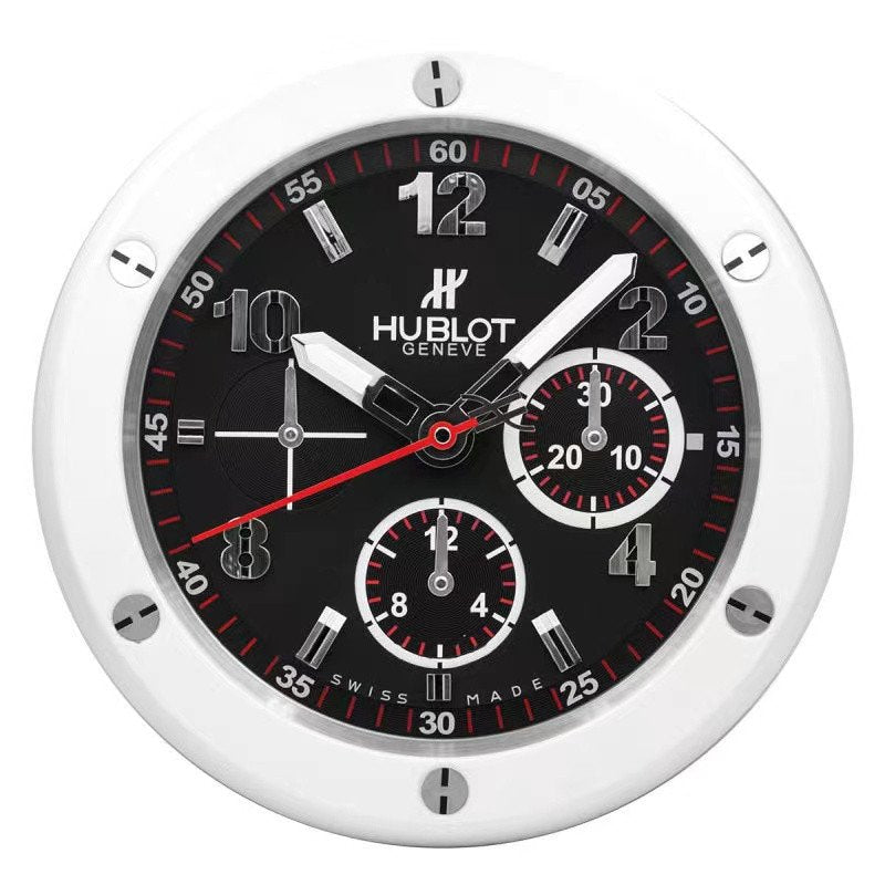 Hublot Big Bang Wanduhr – Weiß & Schwarz – Ansicht 1