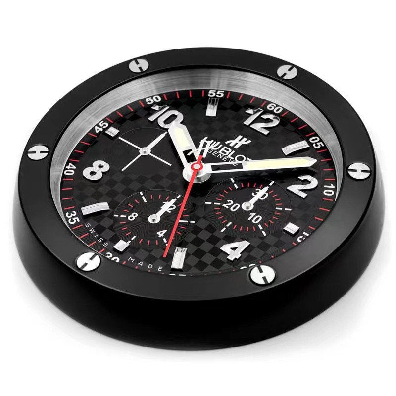 Hublot Big Bang Wanduhr – Carbon-Chronograph, Schwarz – Ansicht 2