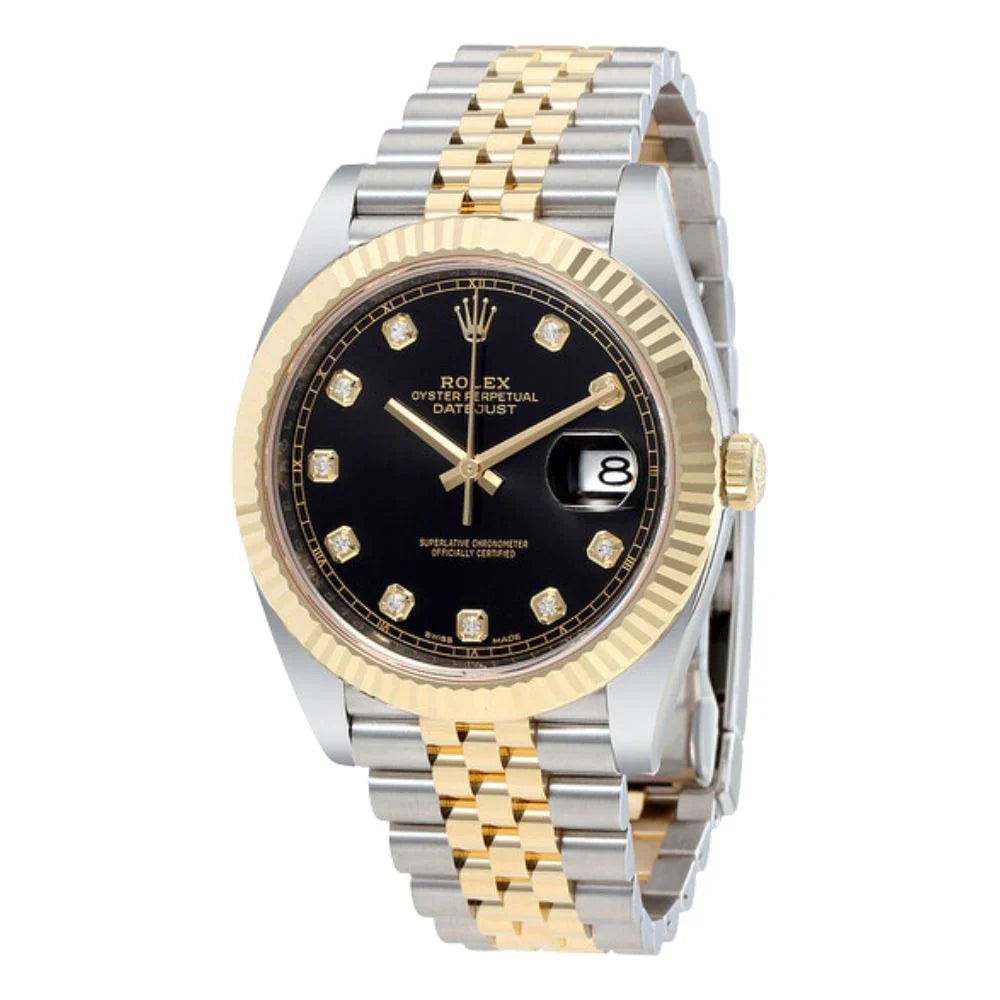 Classic Black Diamond Dial Gold & Steel 41mm – Produktansicht 3