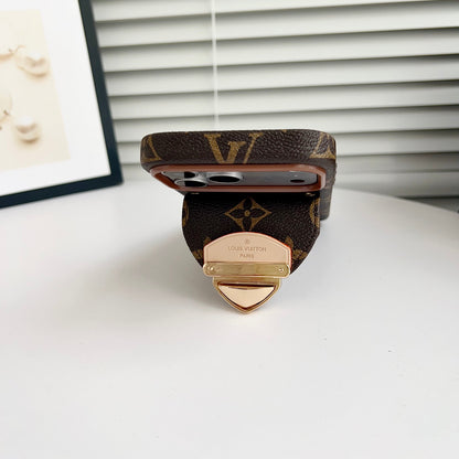 Luxus Crossbody-Handyhülle mit Kartenfach & abnehmbarem Gurt – Ansicht 23