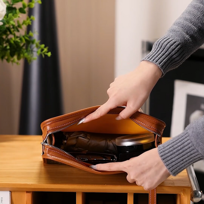 Stilvolle Velmont Unisex-Handtasche mit Handschlaufe – Originalansicht
