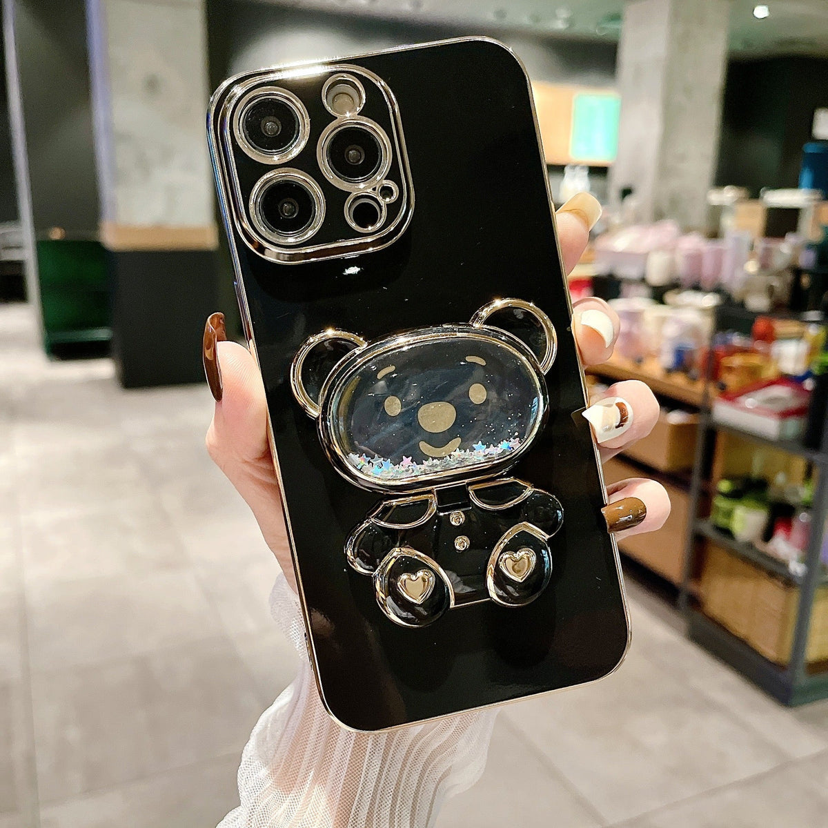 Samsung-Galaxy-Hülle mit 3D-Bärenmotiv