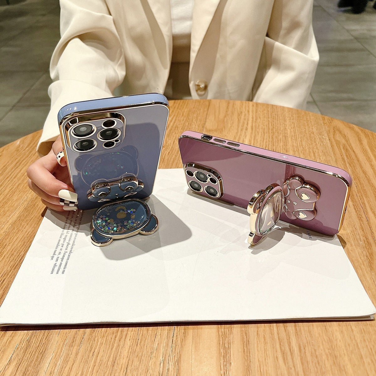 Samsung-Galaxy-Hülle mit 3D-Bärenmotiv