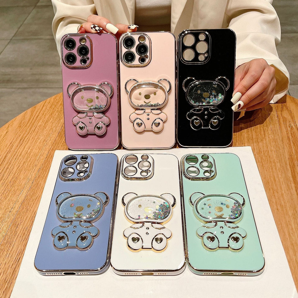 Samsung-Galaxy-Hülle mit 3D-Bärenmotiv