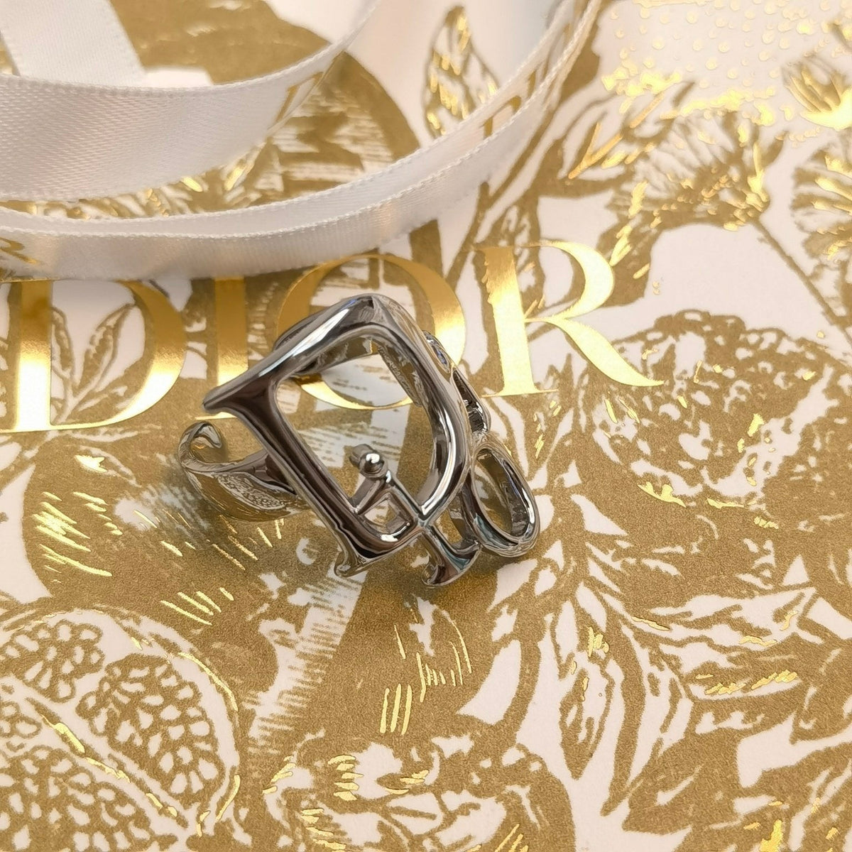 Hollow LetteRing Open Ring