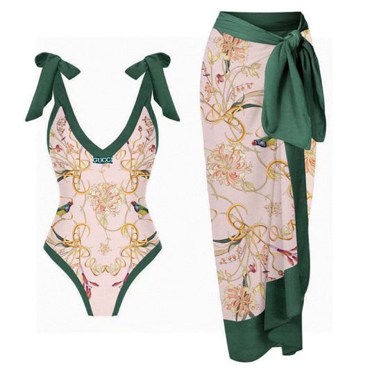 Profilbild Badundanzug und Sarong Print Botanica