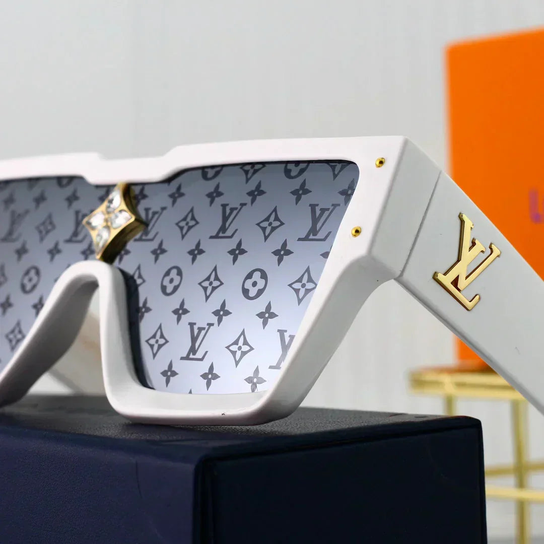 Weiße Square-Sonnenbrille H31048 – Originalansicht