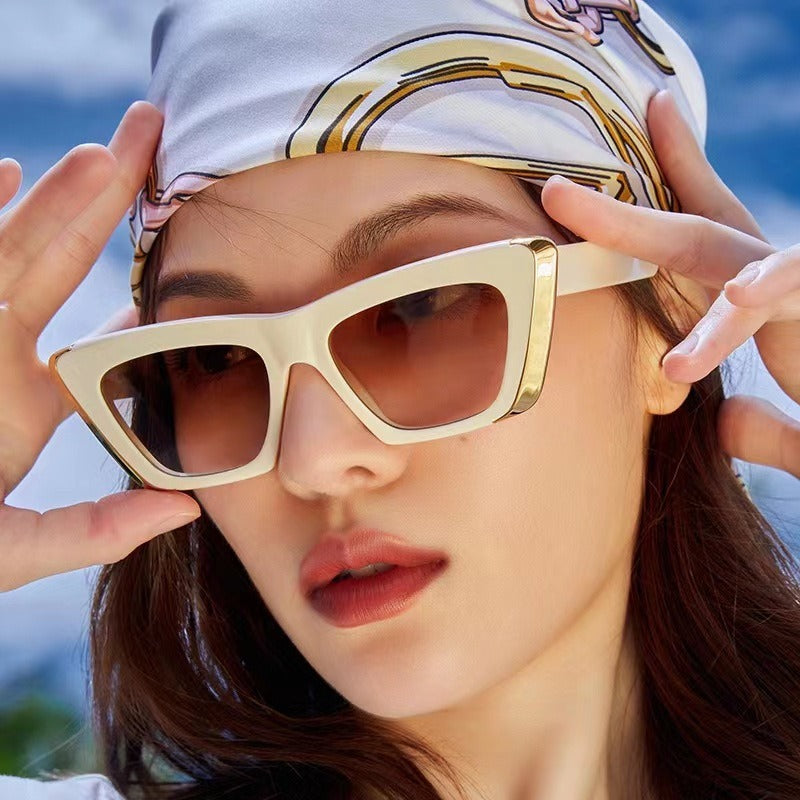Elegante Cat-Eye Sonnenbrille – Originalansicht