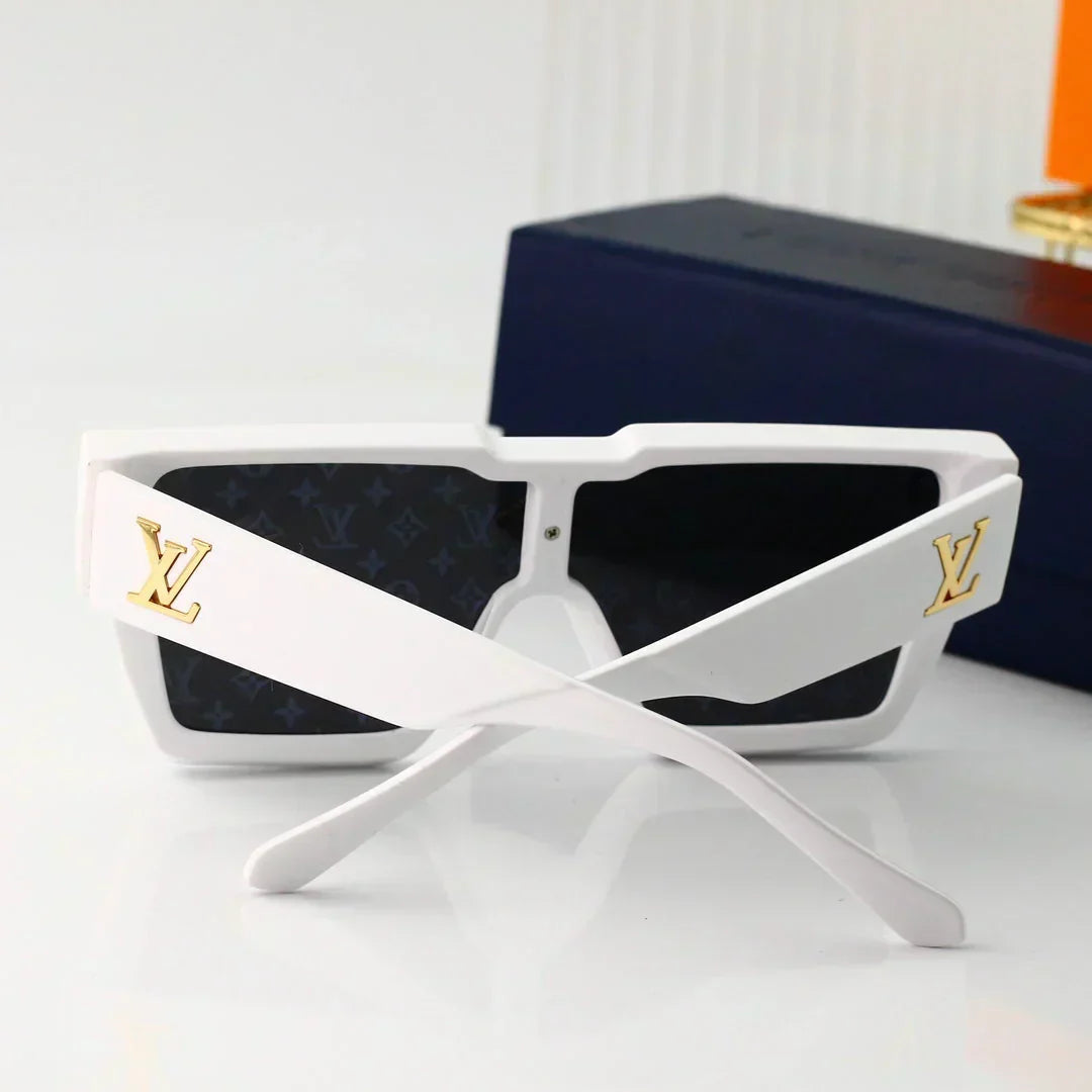 Weiße Square-Sonnenbrille H31048 – Originalansicht