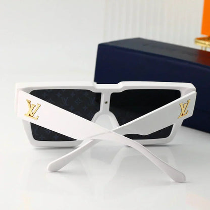 Weiße Square-Sonnenbrille H31048 – Originalansicht