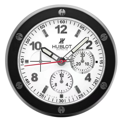 Hublot Big Bang Wanduhr – Schwarz & Weiß – Ansicht 1