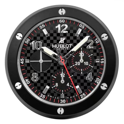 Hublot Big Bang Wanduhr – Carbon-Chronograph, Schwarz – Ansicht 1