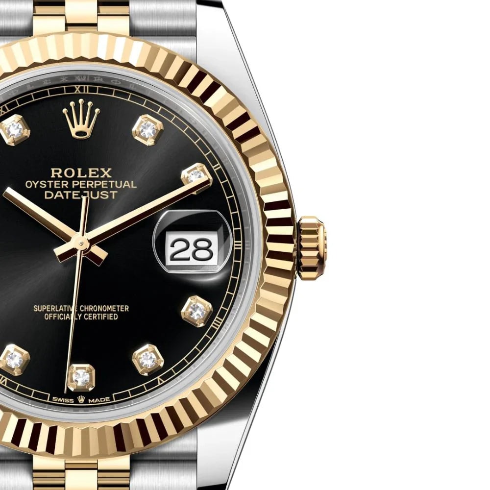 Classic Black Diamond Dial Gold & Steel 41mm – Produktansicht 2