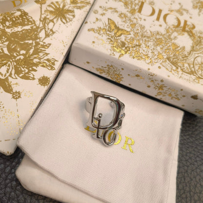 Hollow LetteRing Open Ring