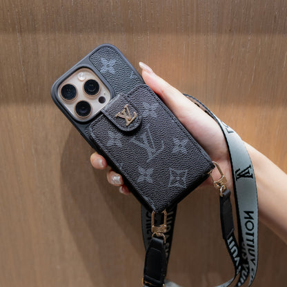 Luxus Crossbody-Handyhülle mit Kartenhalter – Ansicht 4