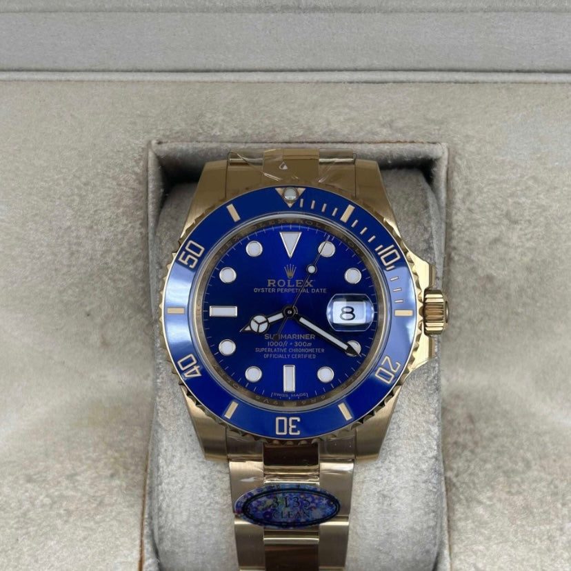 Marinus Sportuhr Blau-Gold – 40 mm