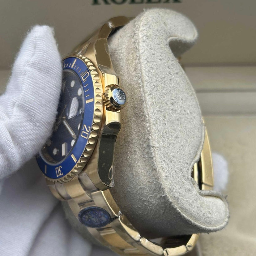 Marinus Sportuhr Blau-Gold – 40 mm