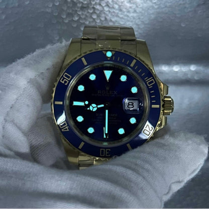 Marinus Sportuhr Blau-Gold – 40 mm