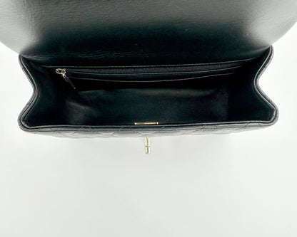 Luxuriöse Mini-Handtasche mit Tragegriff – Originalansicht