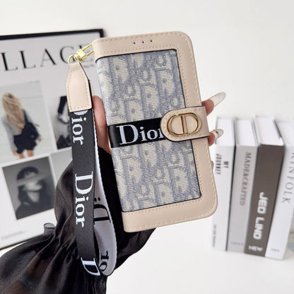 Elegante Wallet-Handyhülle mit abnehmbarer Handschlaufe – Ansicht 19
