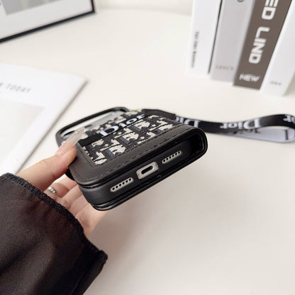 Elegante Wallet-Handyhülle mit abnehmbarer Handschlaufe – Ansicht 5