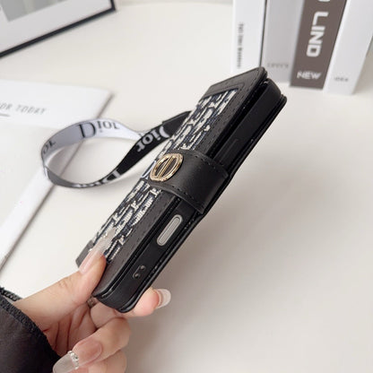 Elegante Wallet-Handyhülle mit abnehmbarer Handschlaufe – Ansicht 7