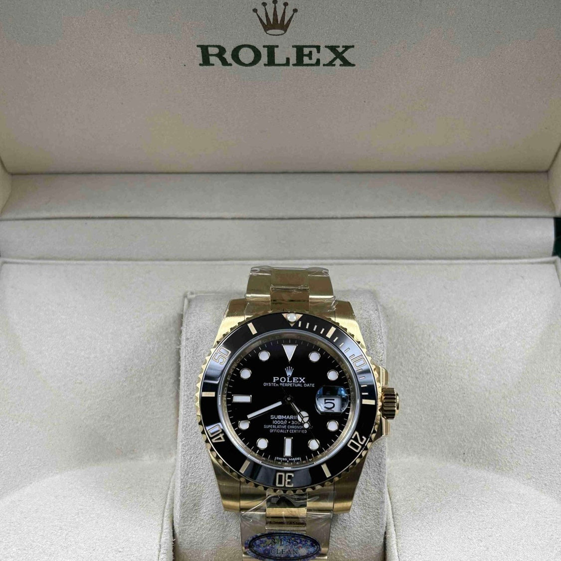 Marinus Sportuhr Schwarz-Gold – 41 mm
