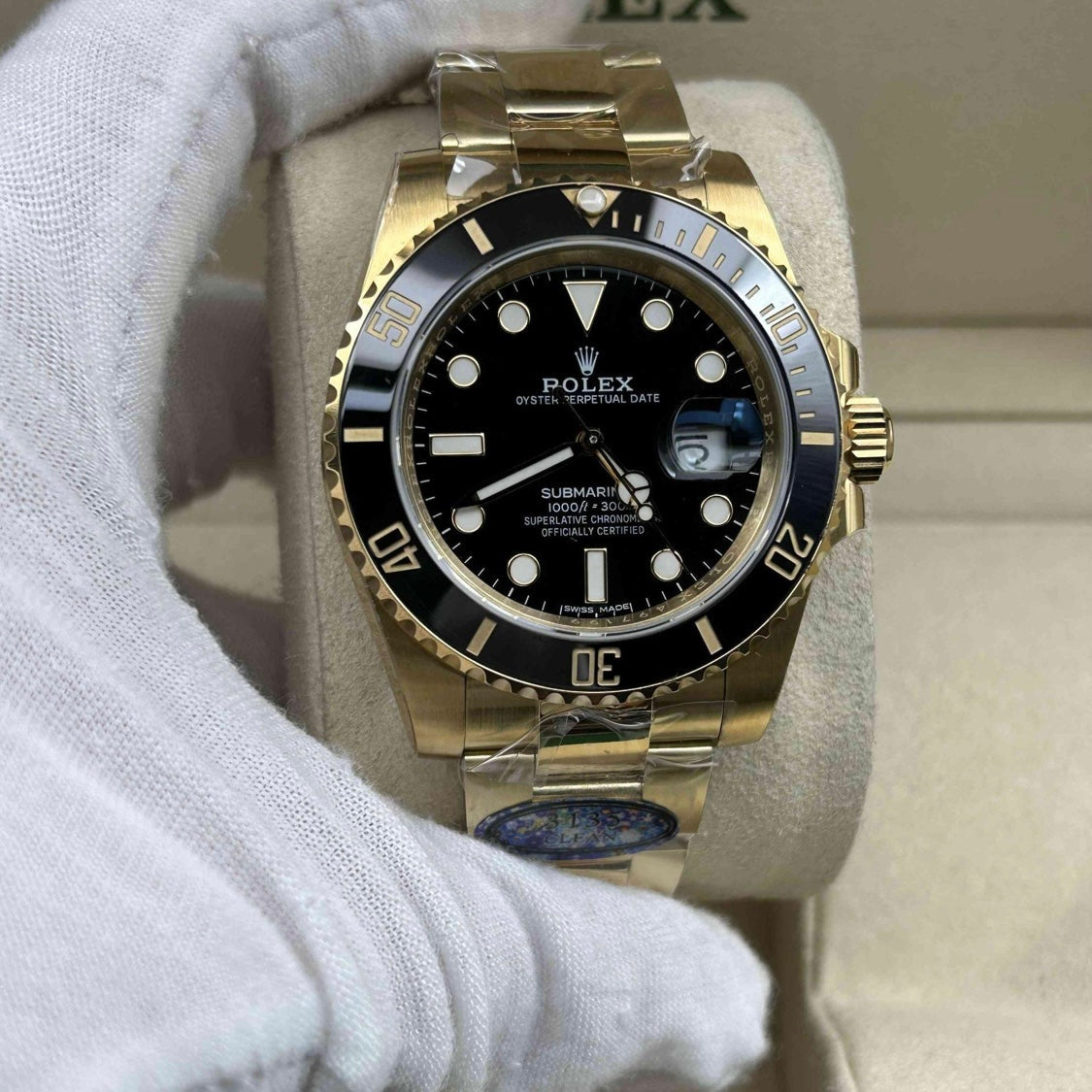 Marinus Sportuhr Schwarz-Gold – 41 mm