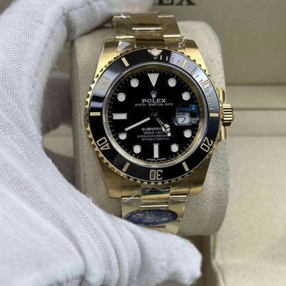 Marinus Sportuhr Schwarz-Gold – 41 mm