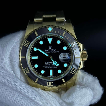 Marinus Sportuhr Schwarz-Gold – 41 mm