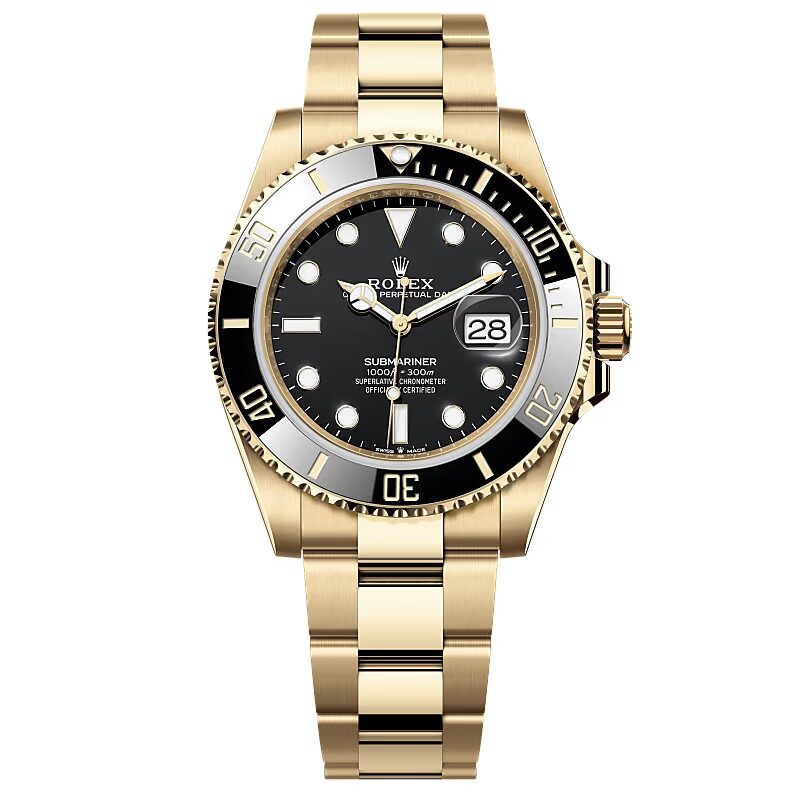 Marinus Sportuhr Schwarz-Gold – 41 mm
