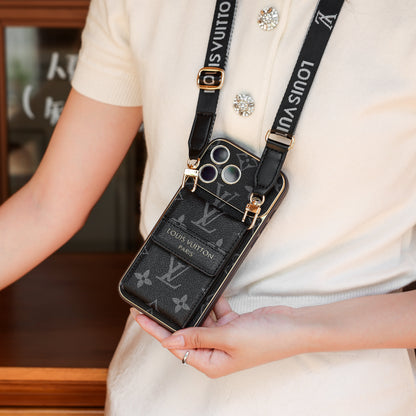 Klassische Luxus-Handyhülle mit Crossbody-Gurt – Ansicht 6